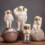 Price and Buy Set of 4 Decorative Astronaut Figurines – for a Stellar Home Decoration