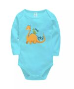 Price and Buy Set of 4 Lap Shoulder Baby Bodysuit with Dinosaur Design - Image 5