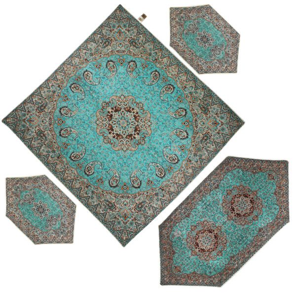 Price and Buy Set of 4 Termeh Tablecloth Luxurious with Persian Paisley Pattern Karmania_68f6eb5506e25.jpeg Price and Buy Set of 4 Termeh Tablecloth Luxurious with Persian Paisley Pattern Karmania