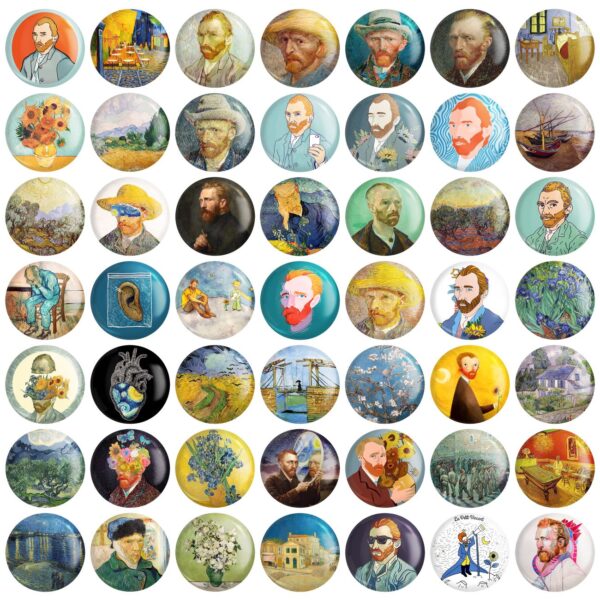 Price and Buy Set of 49  Vincent van Gogh Pinback –Artistic Pin Collection for Your Style_6901b41d4e8c8.jpeg Price and Buy Set of 49  Vincent van Gogh Pinback –Artistic Pin Collection for Your Style