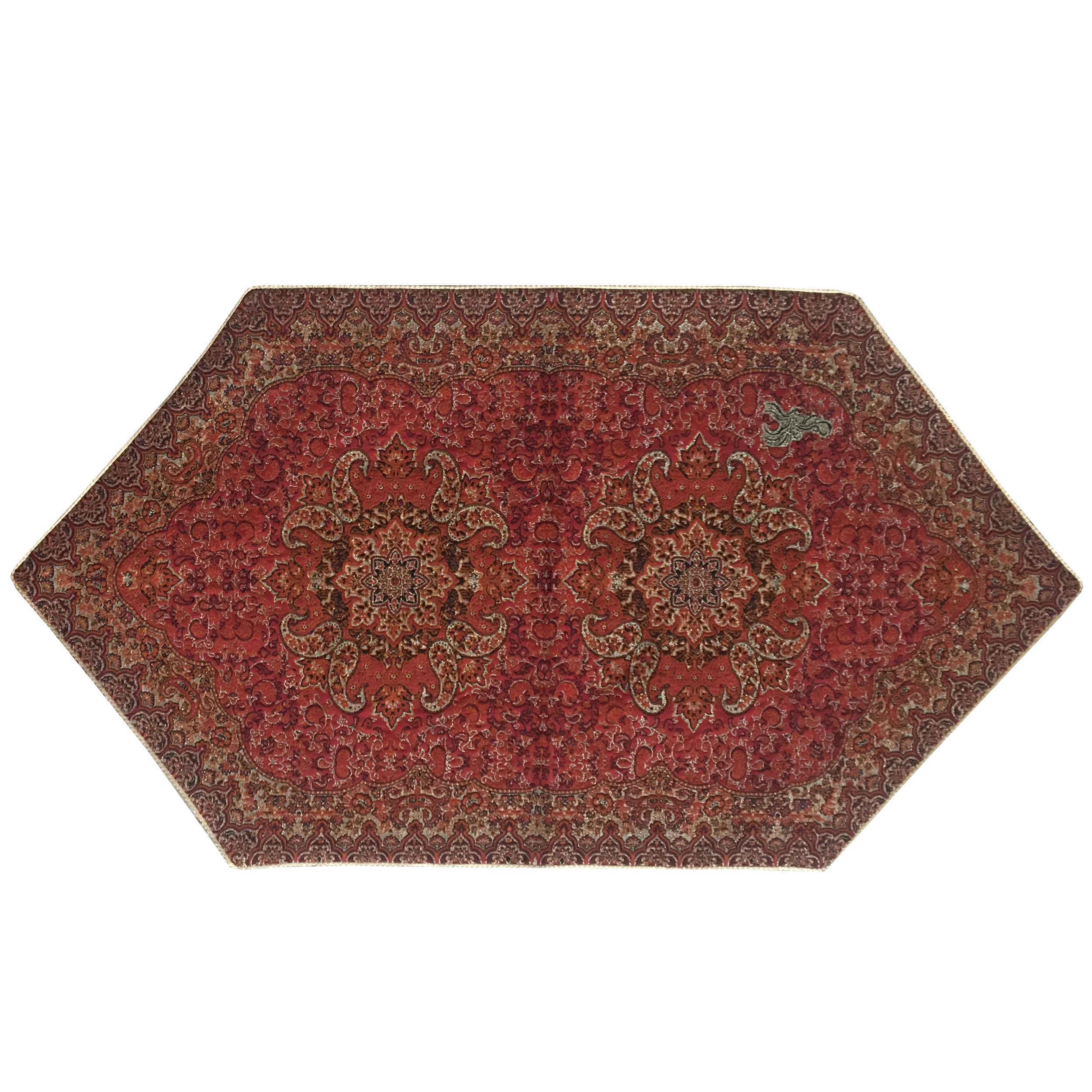 Price and Buy Set of 5 Termeh Tablecloth Luxurious with Persian Paisley Pattern Simurgh - Image 7