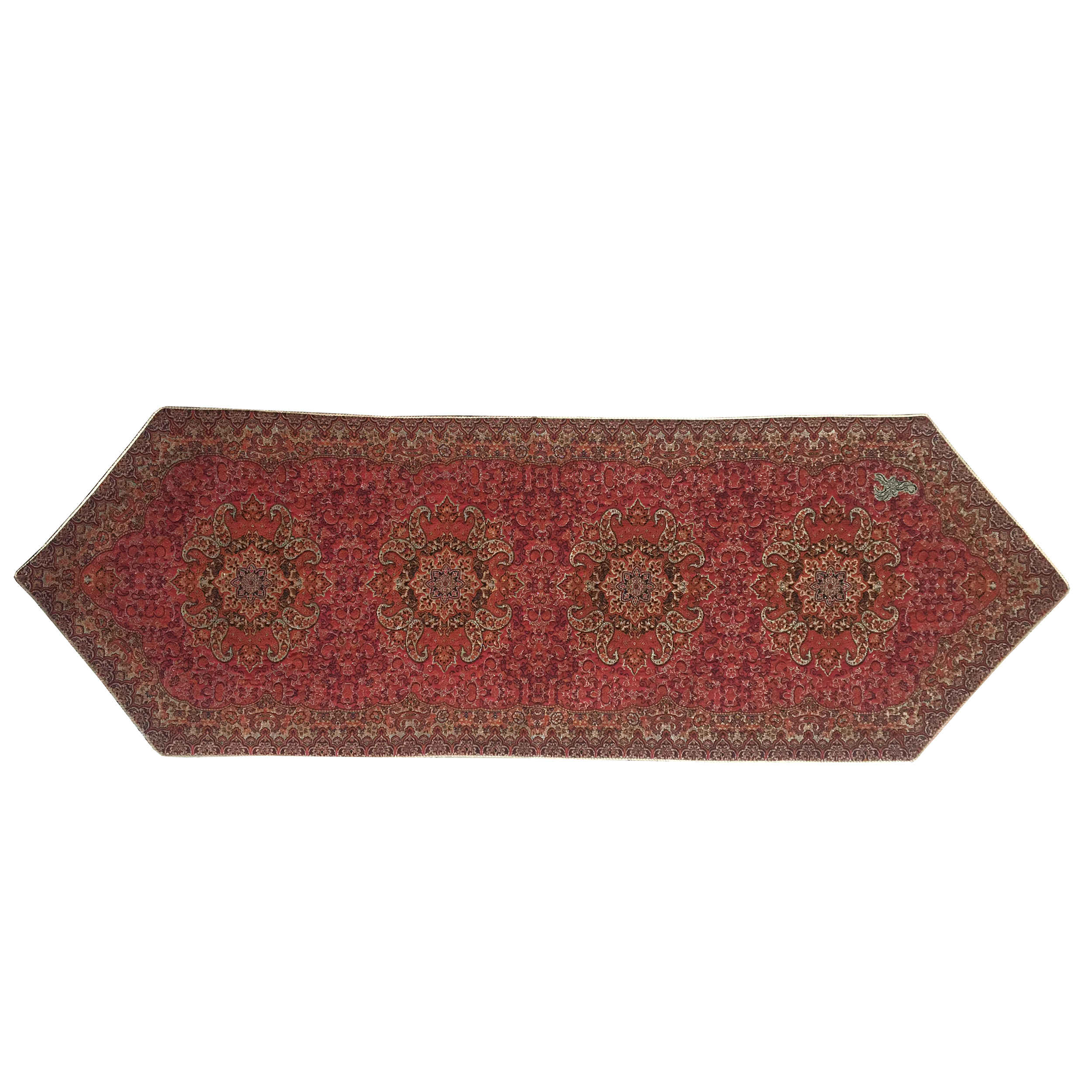 Price and Buy Set of 5 Termeh Tablecloth Luxurious with Persian Paisley Pattern Simurgh - Image 9