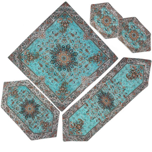 Price and Buy Set of 5 Termeh Tablecloth Luxurious with Persian Paisley Pattern Soren_68f6eb7c0f0c9.jpeg Price and Buy Set of 5 Termeh Tablecloth Luxurious with Persian Paisley Pattern Soren