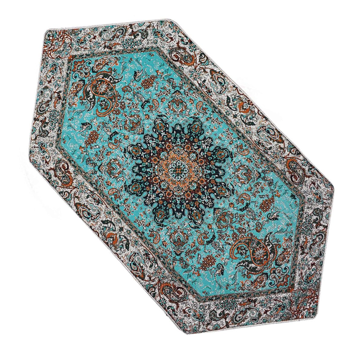 Price and Buy Set of 5 Termeh Tablecloth Luxurious with Persian Paisley Pattern Soren - Image 3