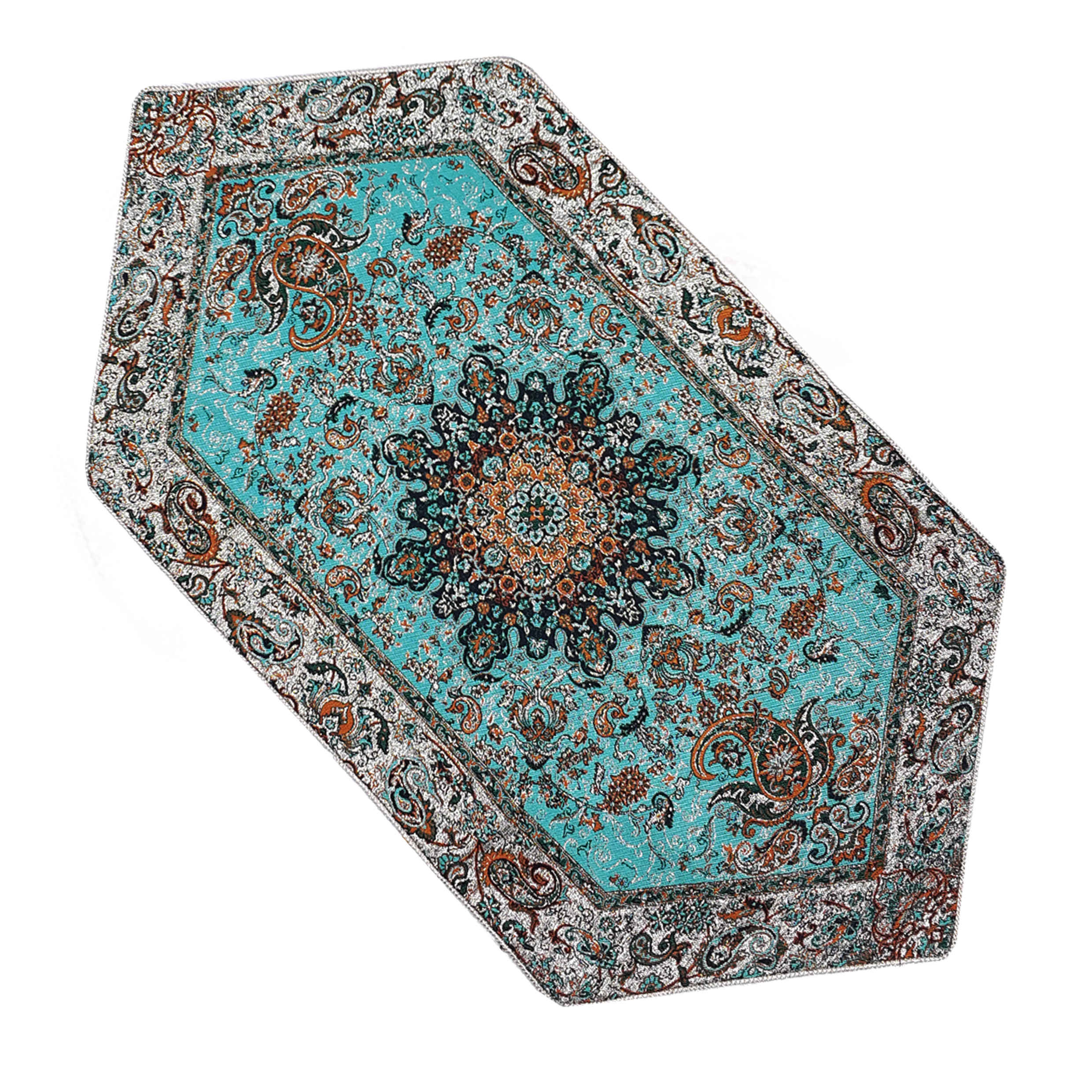 Price and Buy Set of 5 Termeh Tablecloth Luxurious with Persian Paisley Pattern Soren - Image 3