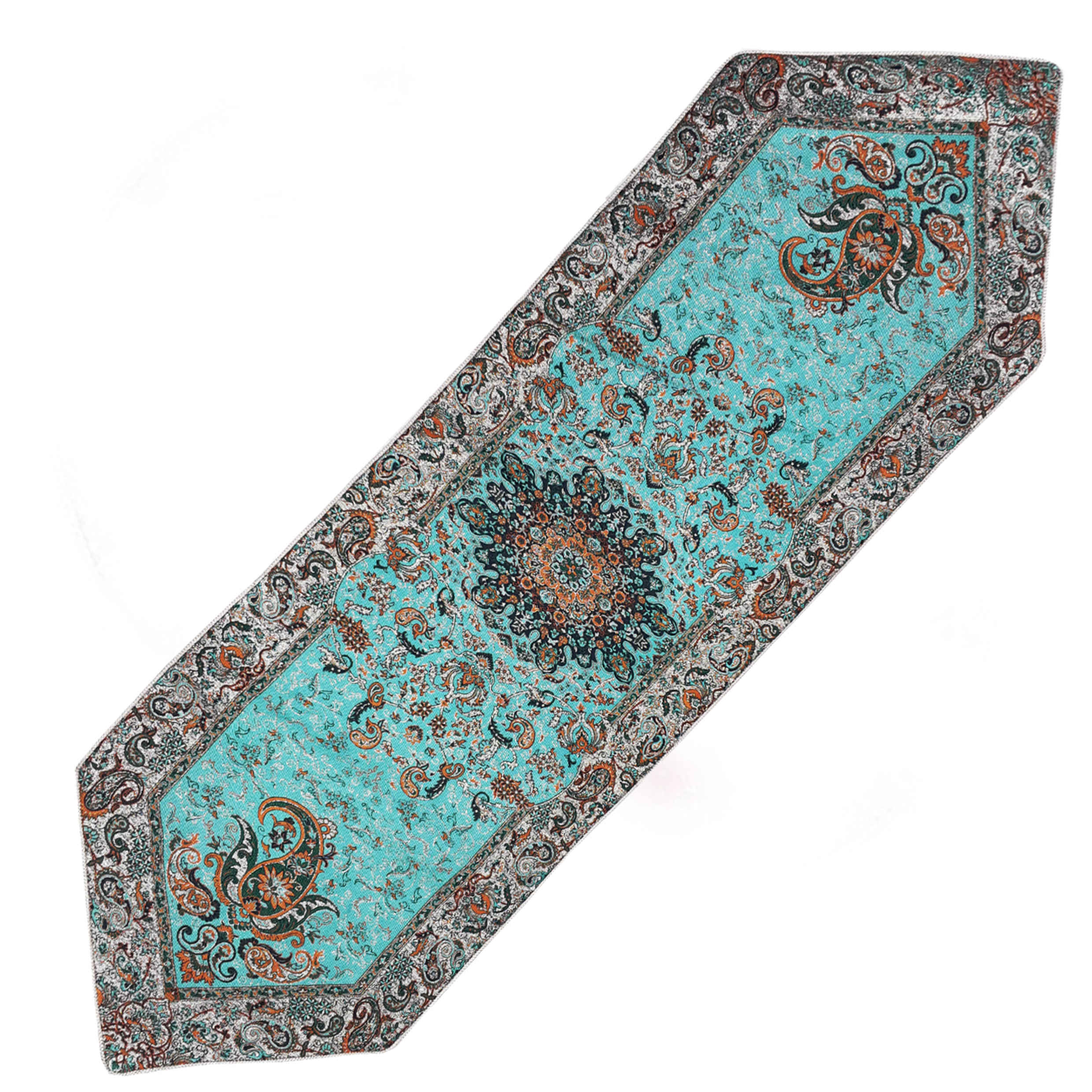 Price and Buy Set of 5 Termeh Tablecloth Luxurious with Persian Paisley Pattern Soren - Image 6