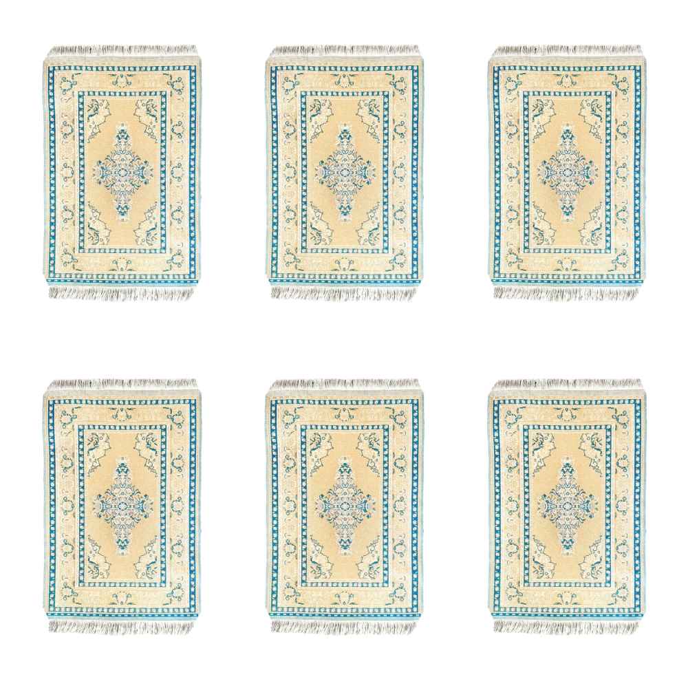 Price and Buy Set of 6 Polyester Fabric Placemats – Rug Style Model Sahra_68fbb8906831f.jpeg Price and Buy Set of 6 Polyester Fabric Placemats – Rug Style Model Sahra - Image 1