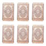 Price and Buy Set of 6 Polyester Fabric Placemats – Rug Style Model Sarv