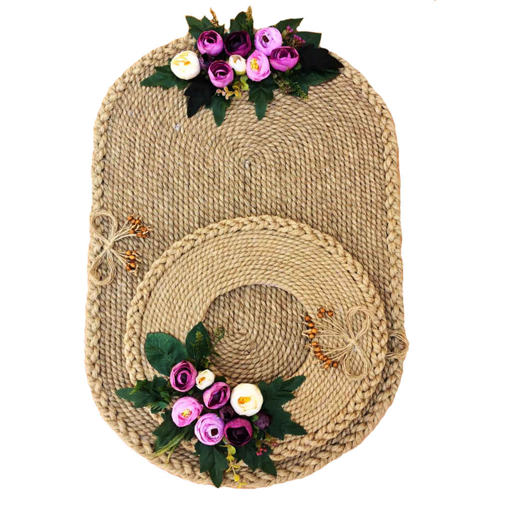 Price and Buy Set of 7 Felt Placemats Under the Plate – Model Golsa_68fbb740338be.jpeg Price and Buy Set of 7 Felt Placemats Under the Plate – Model Golsa - Image 1