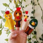 Price and Buy Set of Felt Finger Dolls – Farm Animal Kids Puppet Toy, Suitable for Creative Play - Image 3