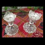 Price and Buy Set of Filigree Candlestick Made of Copper & Silver Coated - Image 5