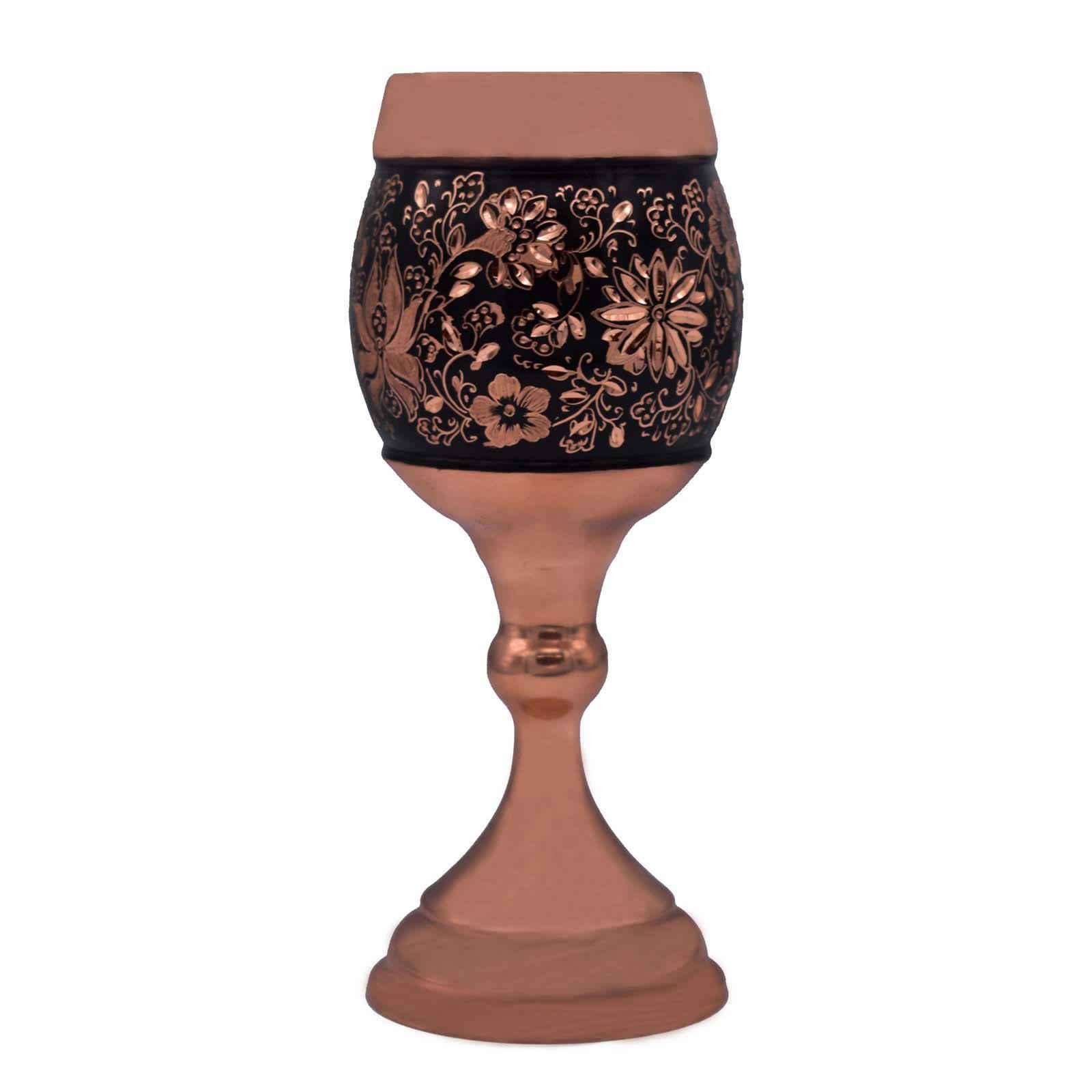 Price and Buy Set of Ghalamzani Copper Persian Pitcher & Cups - Image 3
