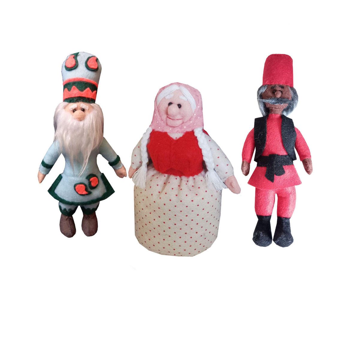 Price and Buy Set of Hajji Firuz, Nane Sarma, and Amu Nowruz Rag Dolls – Perfect for Haft-Sin Display - Image 3