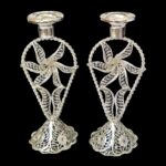 Price and Buy Set of Handcrafted Filigree Candlestick The Art of Quality Craftsmanship