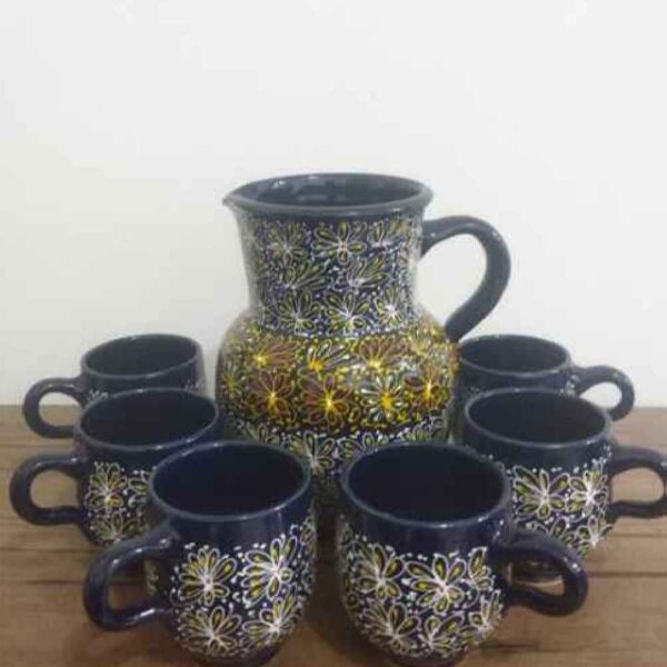 Price and Buy Set of Handcrafted Persian Pottery Pitcher & Cups Artistic Baran_68fdf3cd1cd31.jpeg Price and Buy Set of Handcrafted Persian Pottery Pitcher & Cups Artistic Baran