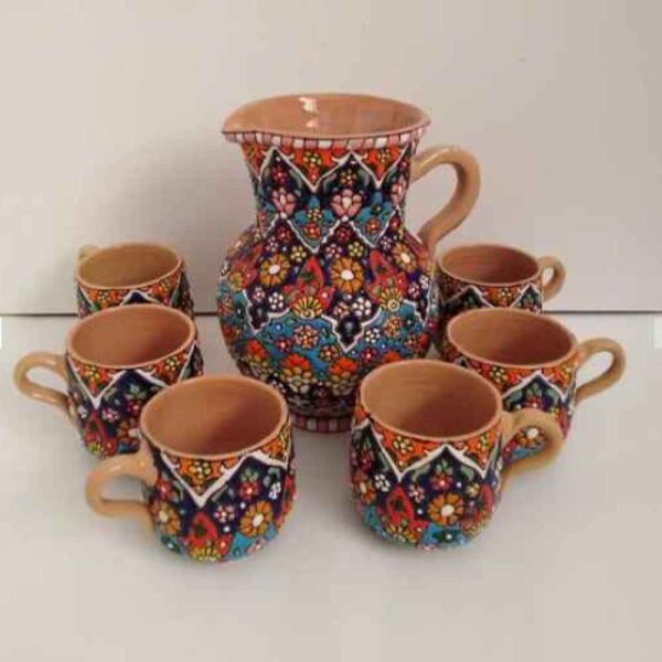 Price and Buy Set of Handcrafted Persian Pottery Pitcher & Cups – Artistic Minakari Enameled Ahora_68fdf4e95581e.jpeg Price and Buy Set of Handcrafted Persian Pottery Pitcher & Cups – Artistic Minakari Enameled Ahora