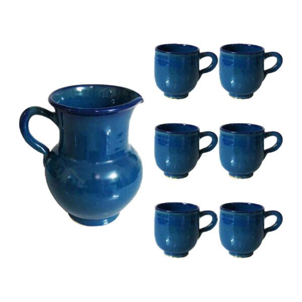 Price and Buy Set of Handcrafted Persian Pottery Pitcher & Cups Elizabeth_68fdf3a2eeba1.jpeg Price and Buy Set of Handcrafted Persian Pottery Pitcher & Cups Elizabeth