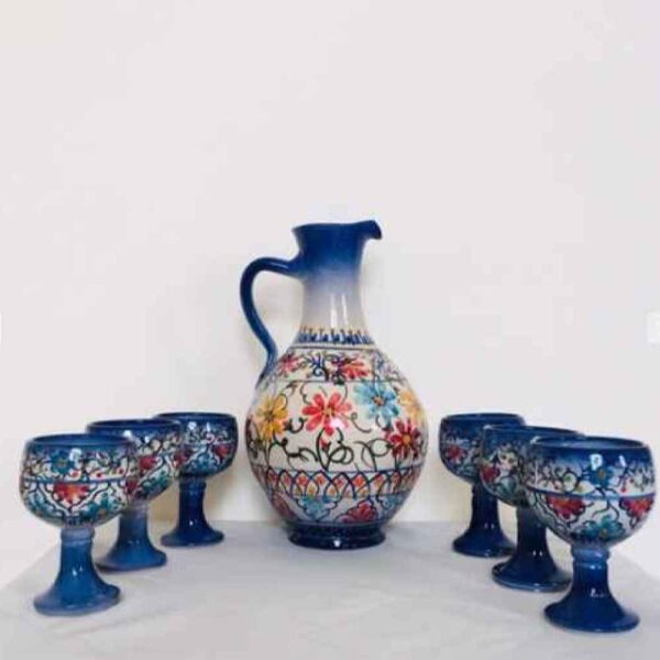 Price and Buy Set of Handcrafted Persian Pottery Pitcher & Cups Negin_68fdf4365d22e.jpeg Price and Buy Set of Handcrafted Persian Pottery Pitcher & Cups Negin