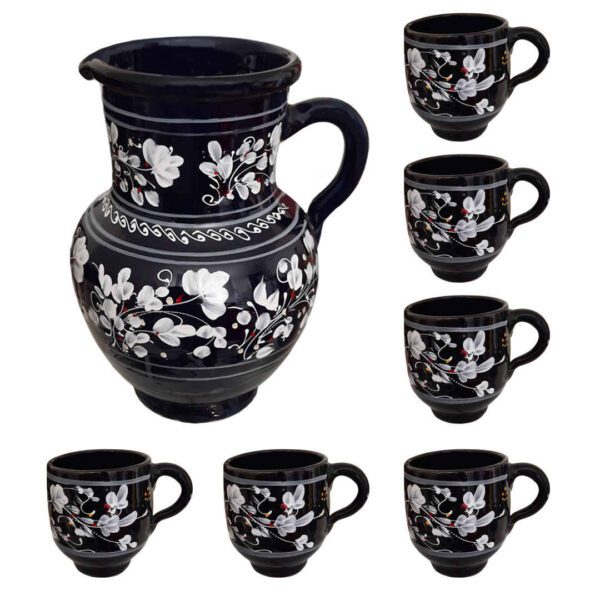 Price and Buy Set of Handcrafted Persian Pottery Pitcher & Cups Vafa_68fdf3aeaa0f2.jpeg Price and Buy Set of Handcrafted Persian Pottery Pitcher & Cups Vafa