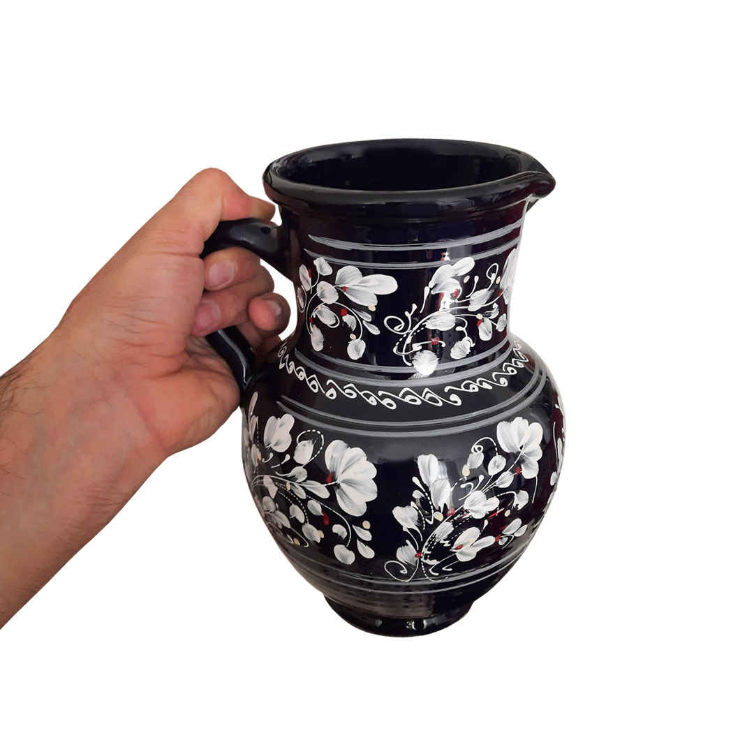 Price and Buy Set of Handcrafted Persian Pottery Pitcher & Cups Vafa - Image 3