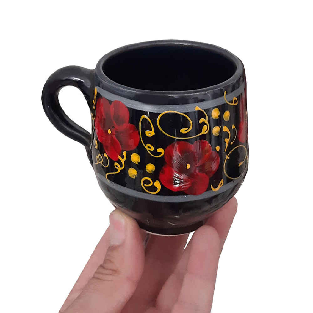 Price and Buy Set of Handcrafted Pottery Pitcher & Cups Elisa - Image 3