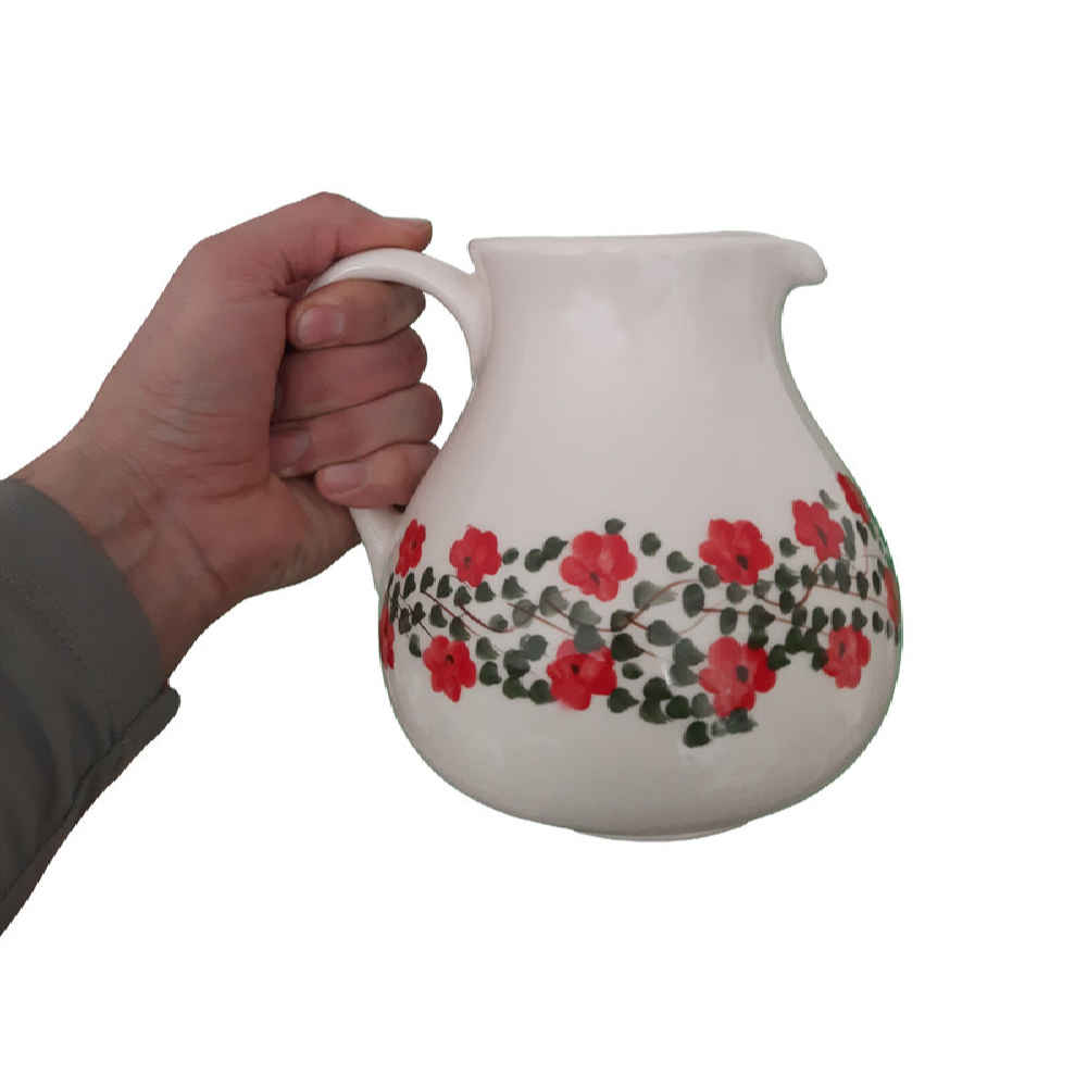 Price and Buy Set of Handcrafted Pottery Pitcher & Cups Spring - Image 3