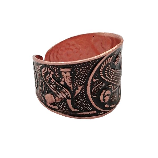 Price and Buy Set of Persian Copper Ring & Bracelet Model Achaemenid - Image 3