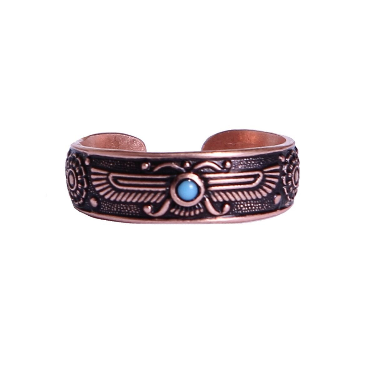 Price and Buy Set of Persian Copper Ring & Bracelet Model Fravashi - Image 4