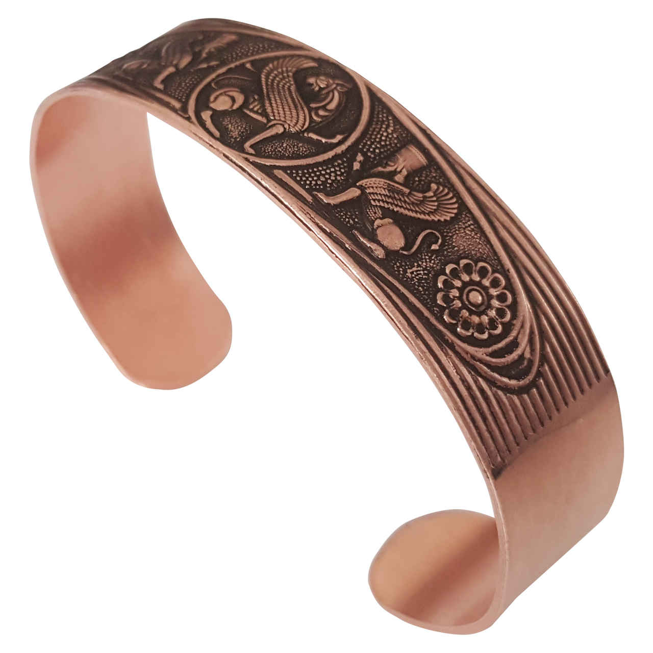 Price and Buy Set of Persian Copper Ring & Bracelet Model Winged Lion - Image 4