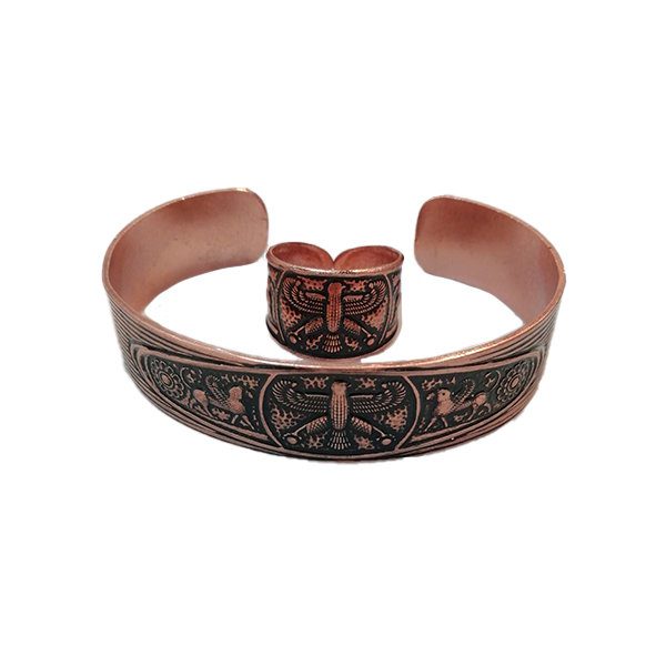 Price and Buy Set of Persian Copper Ring & Bracelet Model Zoroaster_68f6566808c45.jpeg Price and Buy Set of Persian Copper Ring & Bracelet Model Zoroaster