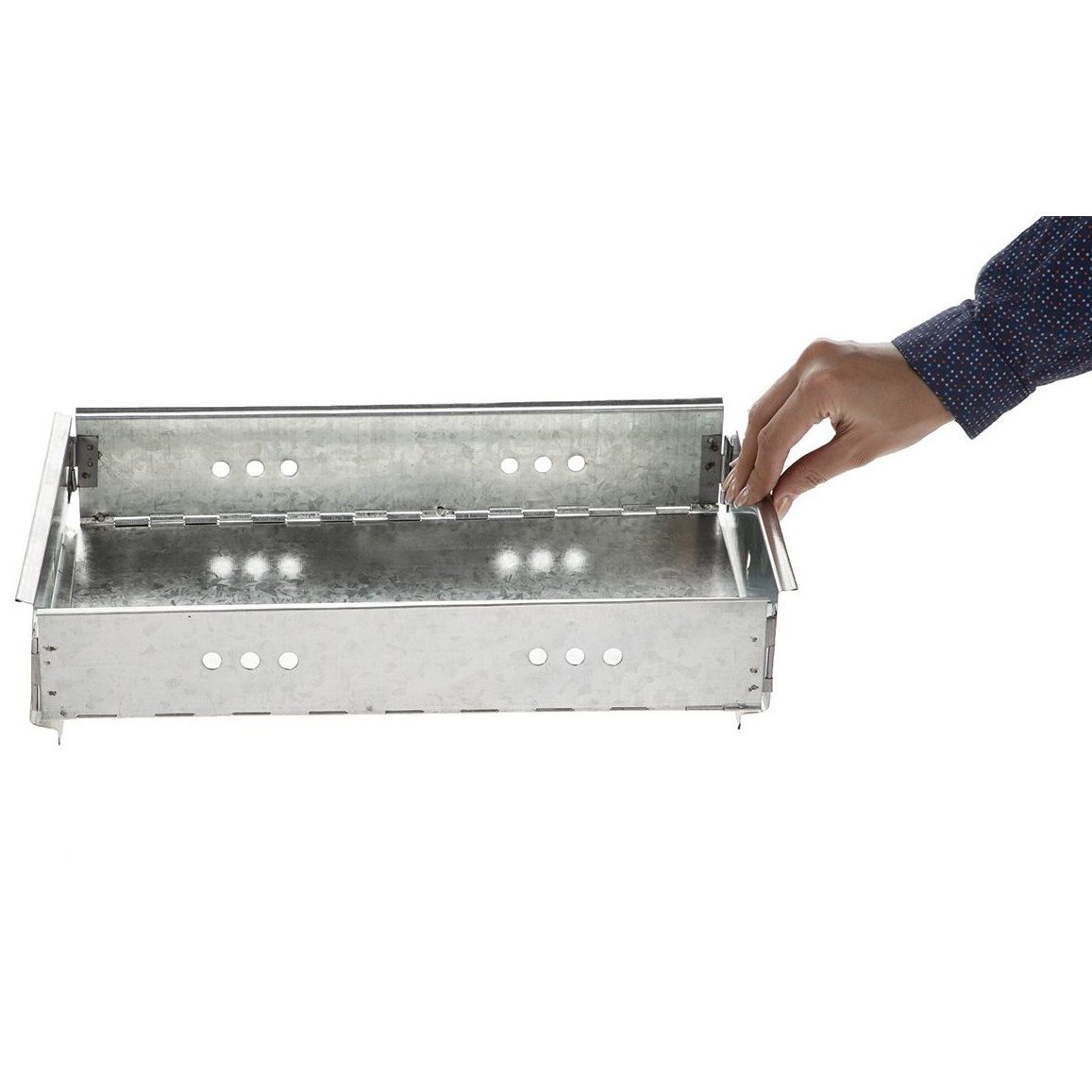 Price and Buy Set of Persian Mangal Portable Charcoal Grill – Stainless Steel & Skewers - Image 5