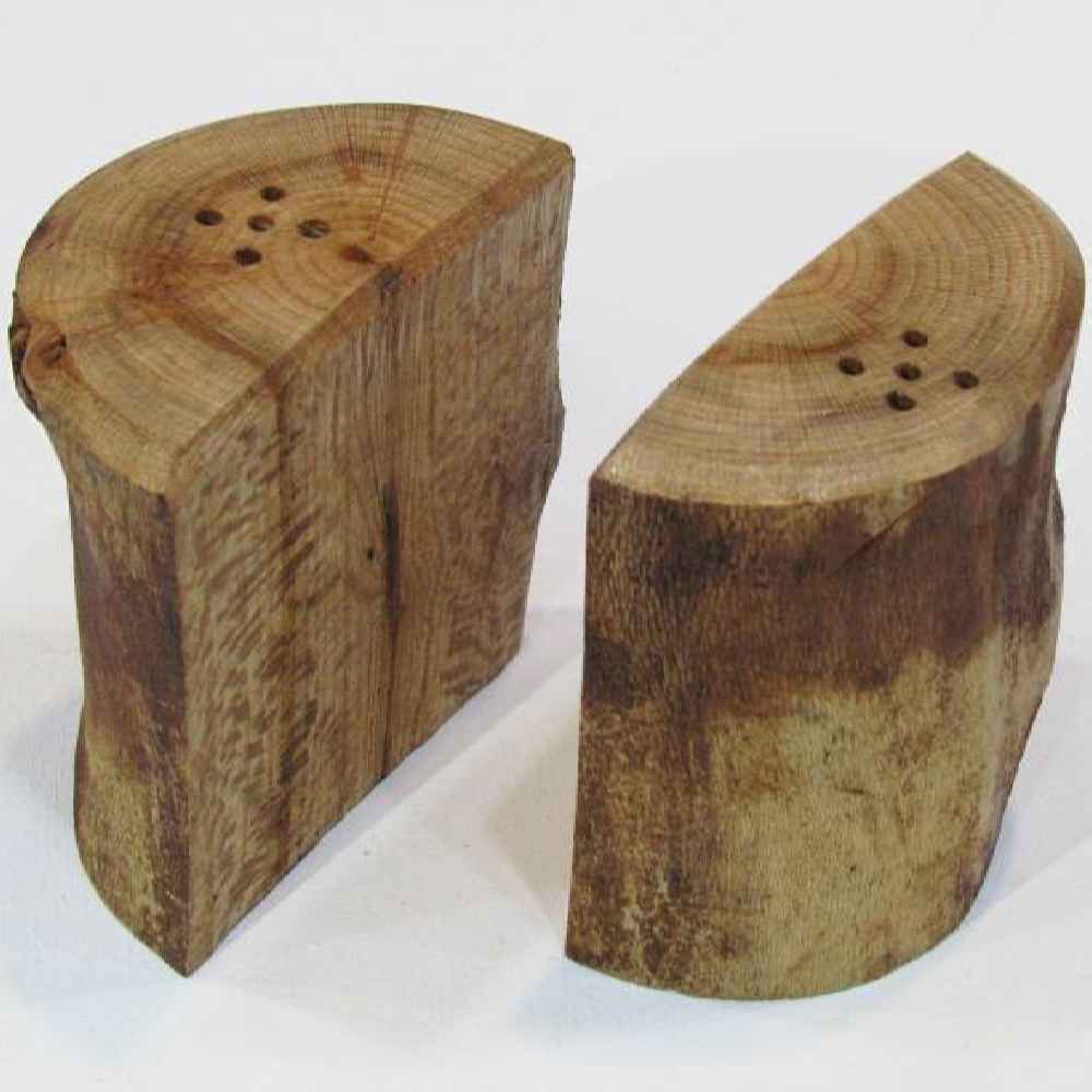Price and Buy Set of Wooden Salt & Pepper Shakers Nahal - Image 4