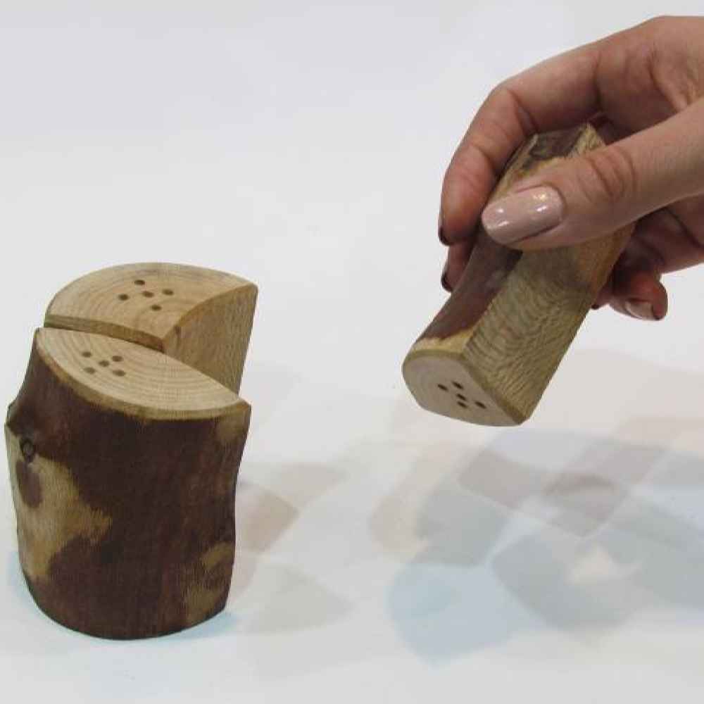 Price and Buy Set of Wooden Salt & Pepper Shakers Nika - Image 3