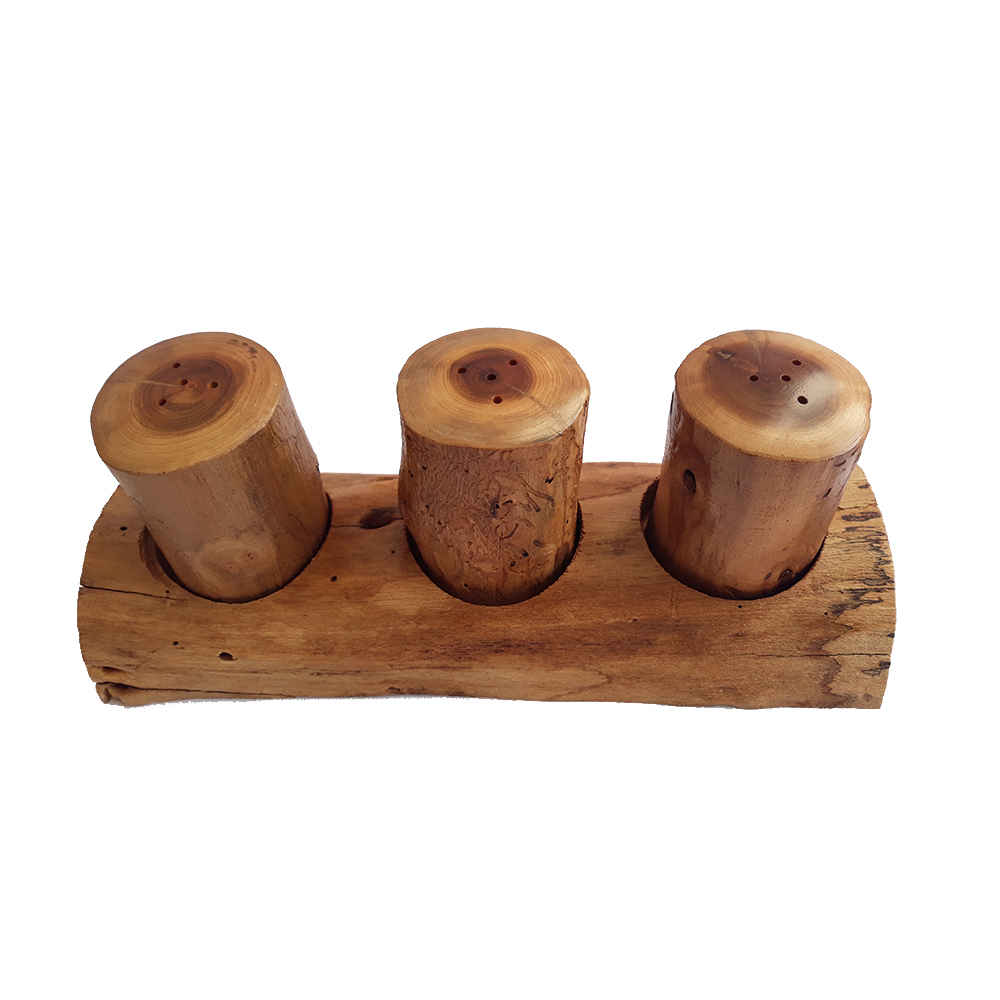 Price and Buy Set of Wooden Salt & Pepper Shakers Yalda