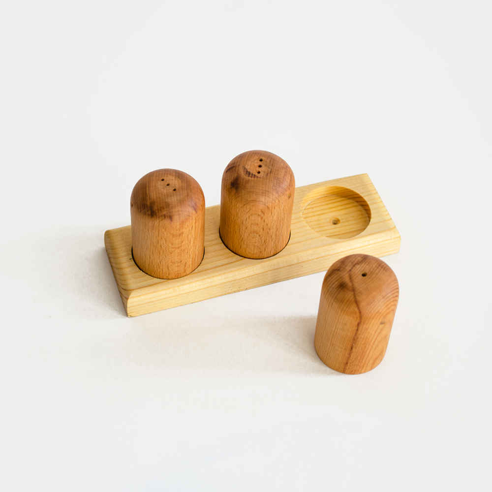 Price and Buy Set of Wooden Salt & Pepper Shakers Yara - Image 3