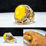 Price and Buy Sharaf al-Shams Silver Ring with Claw Setting and Pave Design