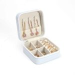 Price and Buy Shiny Travel Jewelry Organizer Box – Faux Leather, Compact & Stylish - Image 8