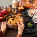 Price and Buy Shirin Gaz, 40%  Mixed pistachio & Almond with Termeh Box – 360 Gram (2x) - Image 3