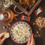 Price and Buy Shirin Gaz, 40%  Mixed pistachio & Almond with Termeh Box – 360 Gram (2x) - Image 5