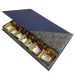 Price and Buy Shirin Gaz, 40%  Mixed pistachio & Almond with Termeh Box – 360 Gram (2x) - Image 6