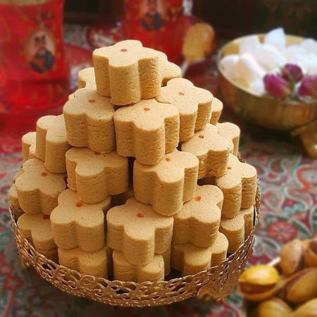 Price and Buy Shirini Nokhodchi – Persian Chickpea Cookies 500 gram (3x) - Image 3