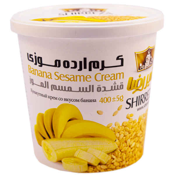 Price and Buy Shirreza Tahini Creamy Sesame Sauce with Banana Flavor – Persian Ardeh, 400g (3x)_68fd5970ec59c.jpeg Price and Buy Shirreza Tahini Creamy Sesame Sauce with Banana Flavor – Persian Ardeh, 400g (3x)