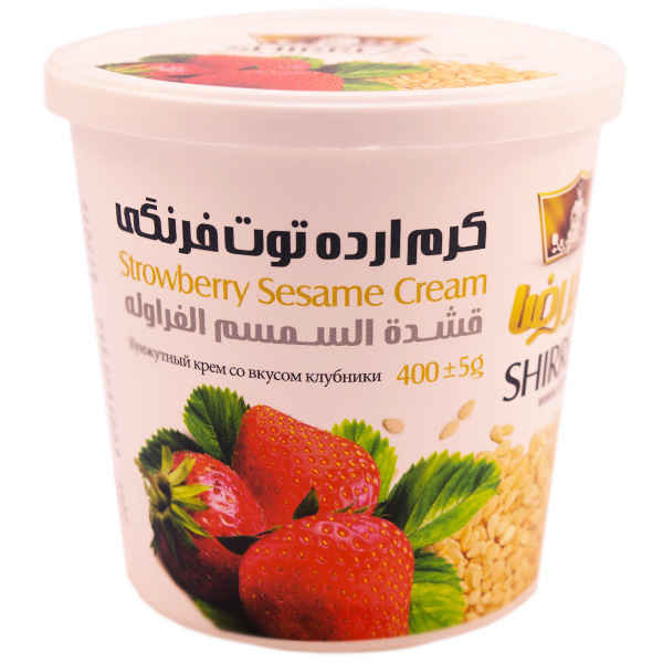 Price and Buy Shirreza Tahini Creamy Sesame Sauce with Strawberry Flavor – Persian Ardeh, 400g (3x)_68fd59ae02af2.jpeg Price and Buy Shirreza Tahini Creamy Sesame Sauce with Strawberry Flavor – Persian Ardeh, 400g (3x)