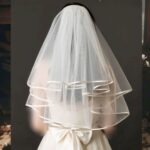 Price and Buy Short & Simple One-Layer Wedding Veil – Perfect for Effortless Style
