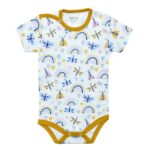 Price and Buy Short Sleeve Bodysuit for Babies with Rainbow Design
