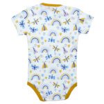 Price and Buy Short Sleeve Bodysuit for Babies with Rainbow Design - Image 3