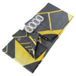 Price and Buy Shower Curtain in Polyester for Privacy & Water Containment Geometric Black - Image 4