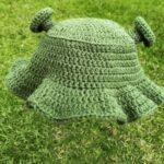 Price and Buy Shrek-inspired Crochet Ogre Bucket Hat With Ears – Suitable for Casual and Travel Wear