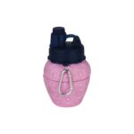 Price and Buy Silicone Water Bottle – Flexible, Safe for Kids, School & Camping with Strawberry Design