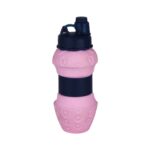 Price and Buy Silicone Water Bottle – Flexible, Safe for Kids, School & Camping with Strawberry Design - Image 5